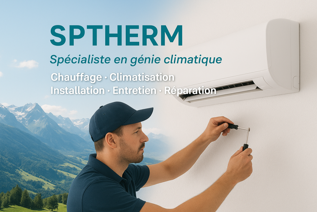 SPTHERM Spécialiste en génie climatique. Chauffage | Climatisation Installation . Entretien . Réparation